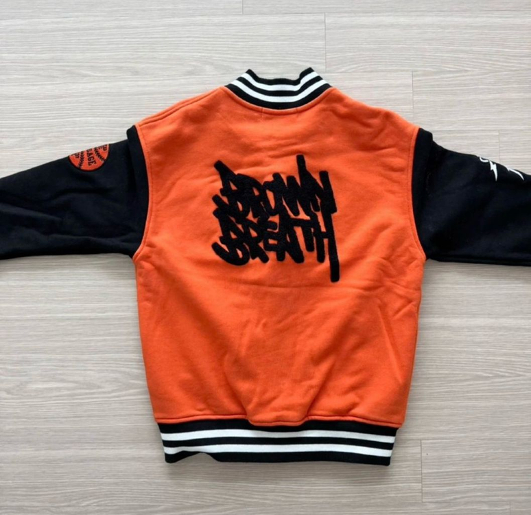 브라운브레스 키즈 바시티 자켓 오렌지 140 이미지