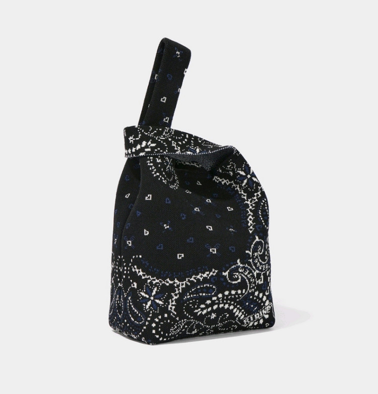 (새상품) 시스템 system 페이즐리 링크백 가방 블랙 sjsj 마인 한섬 듀엘 보브 지컷 에고이스트 이미지