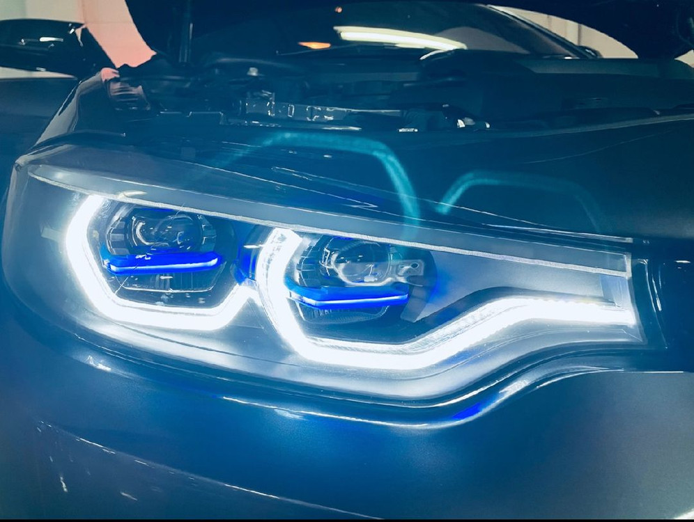 bmw 4시리즈 어댑티브 헤드라이트 adaptive led headlight 이미지