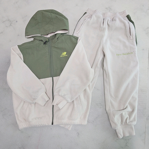 뉴발란스키즈 140 플리스집업 상하세트