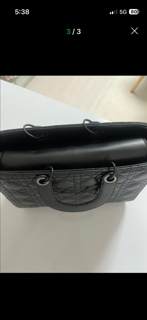 디올 레이디백 무광 새제품 이미지