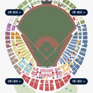 4월3일 롯데 SSG 1루 내야필드석 115블럭 통로 2연석