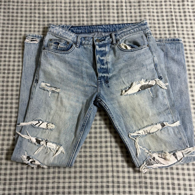 (32) Ksubi 수비 디스트로이드 데님 청바지 이미지