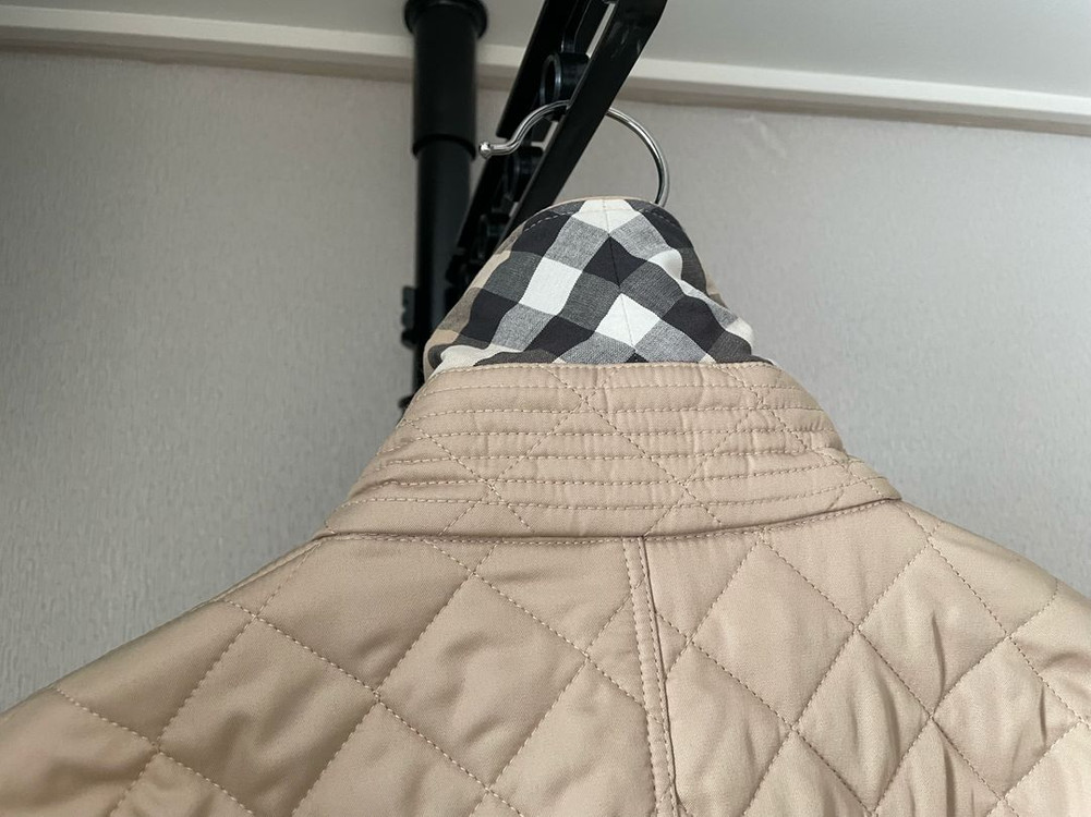 정품 버버리 퀼팅 자켓 베이지컬러 사이즈S--3