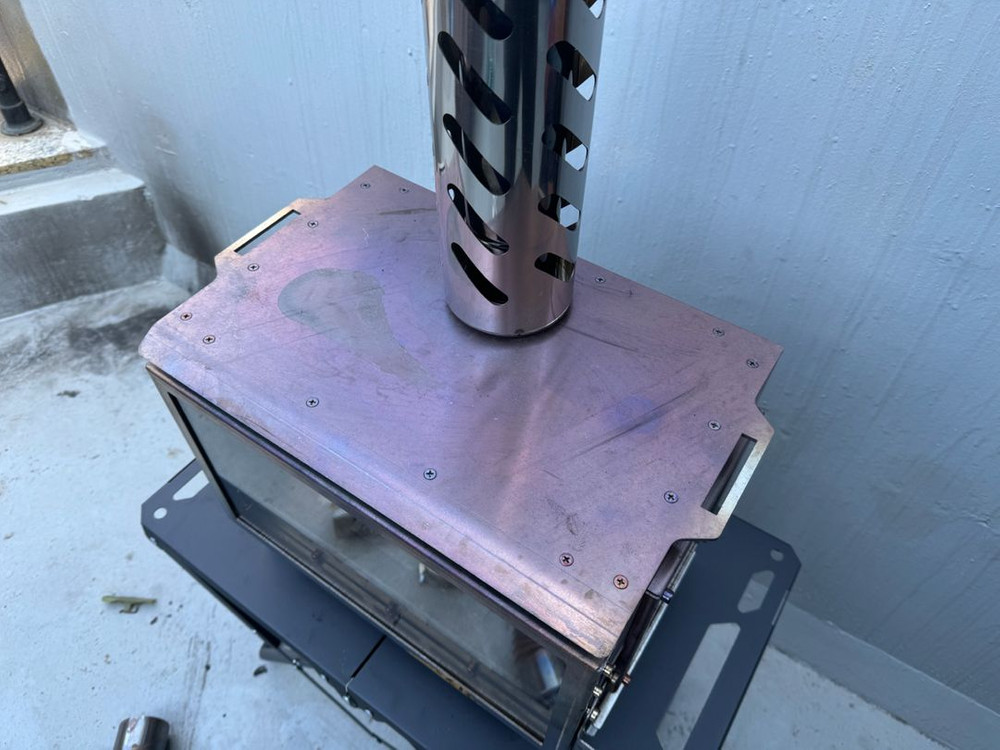 알리 그리즐리 캠핑용 화목난로 이미지