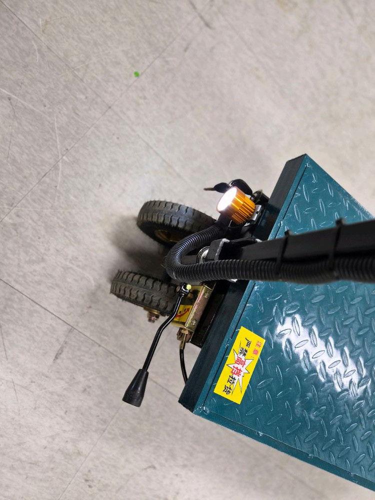 전동리프트테이블카트 자동 상하차 접이식 구르마 수레 이미지