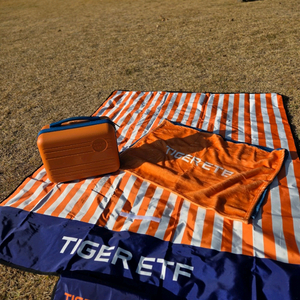 TIGER ETF 미니 캐리어 레디백 + 담요 + 비치타올 세트 새상품