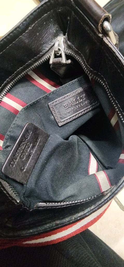 BALLY 브라운레더 크로스백/ 보테가베네타 반지갑 이미지