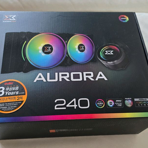 AURORA 240 RGB 수냉쿨러 미사용 이미지