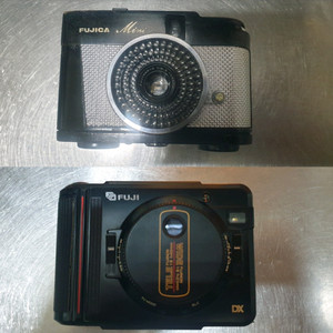[2대 일괄][하프 필름카메라] 후지카 mini + 후지 TW-3