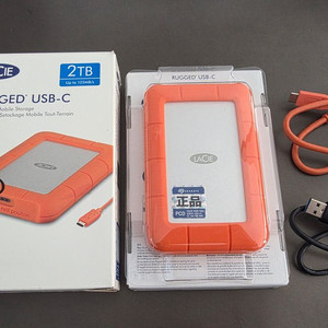 [S급/사용3시간] 라씨(LaCie) 2TB 외장하드 판매합니다 이미지