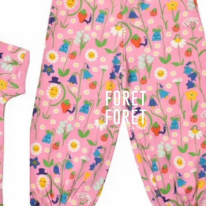 던스 야생화 핑크 배기팬츠 8692