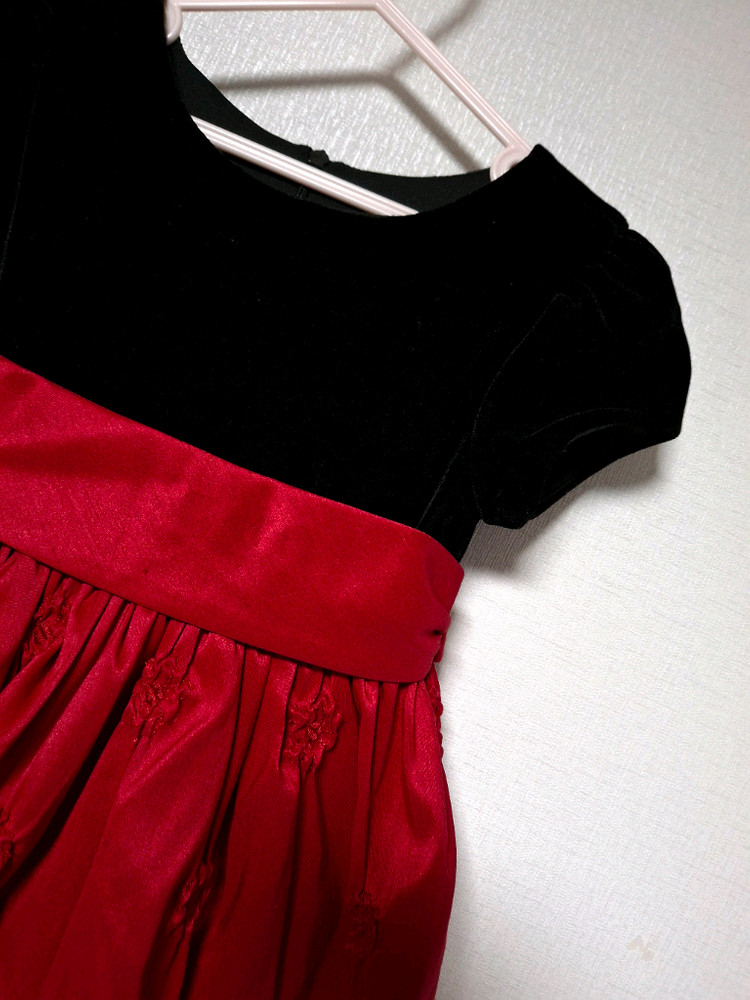 신데렐라브랜드 여아 벨벳 자수원피스--2