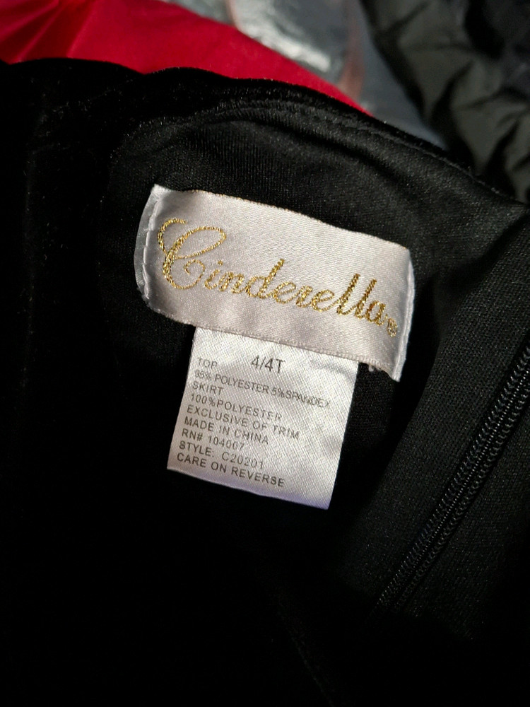 신데렐라브랜드 여아 벨벳 자수원피스--3