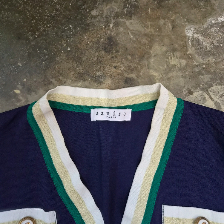 55) 산드로 니트 원피스--2