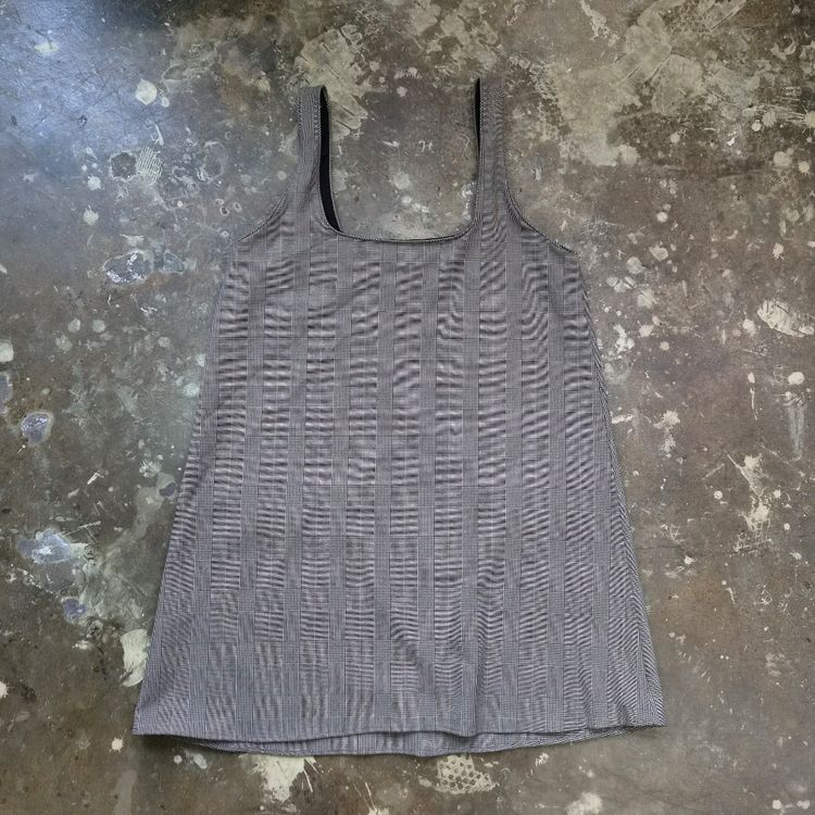 L) ZARA 자라 체크 원피스--4