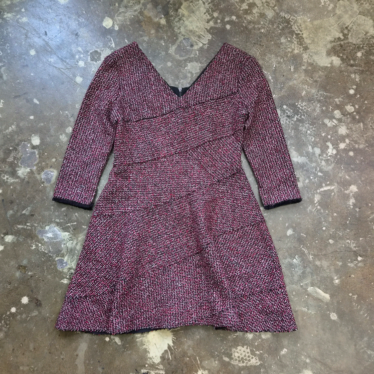 42) 시슬리 트위드 원피스--0