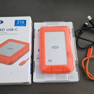 [S급/사용5시간] 라씨(LaCie) 2TB 외장하드 판매합니다 이미지