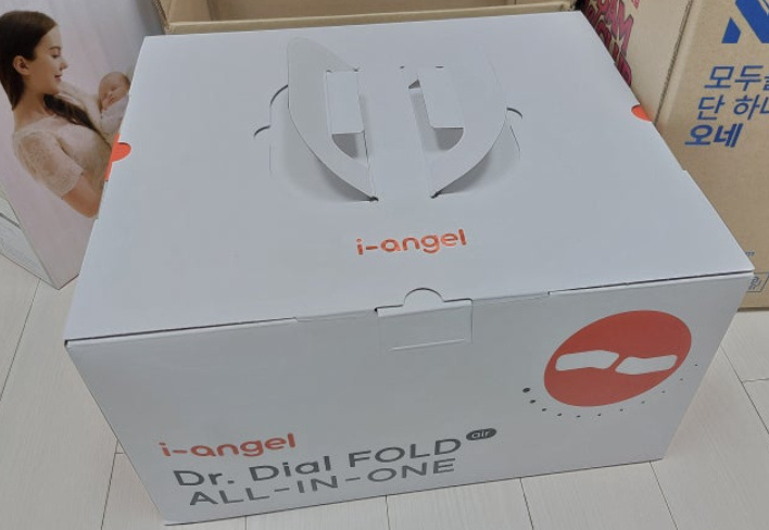 (새제품 미개봉)아이엔젤 닥터다이얼 폴드에어 올인원 아기띠--1