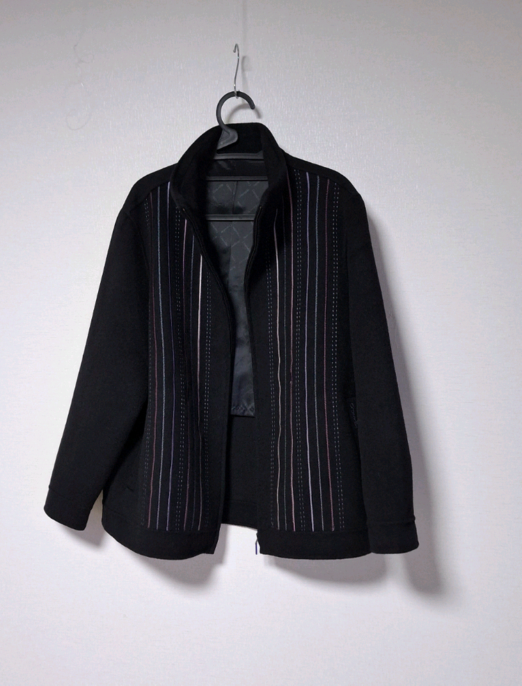 핸드메이드 고급라인 크로커다일 순모자켓100~105--3