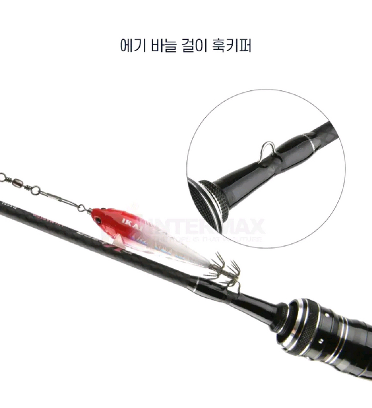 한치,쭈꾸미전용카본낚시대155, 165L+베이트릴+합사--6