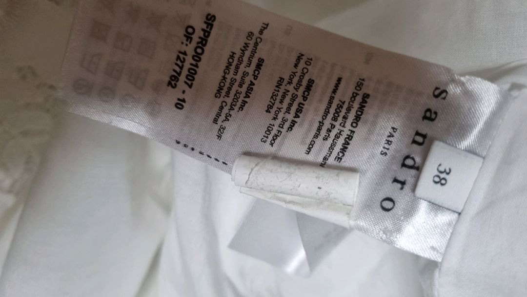 산드로 레이스롱원피스 38 이미지