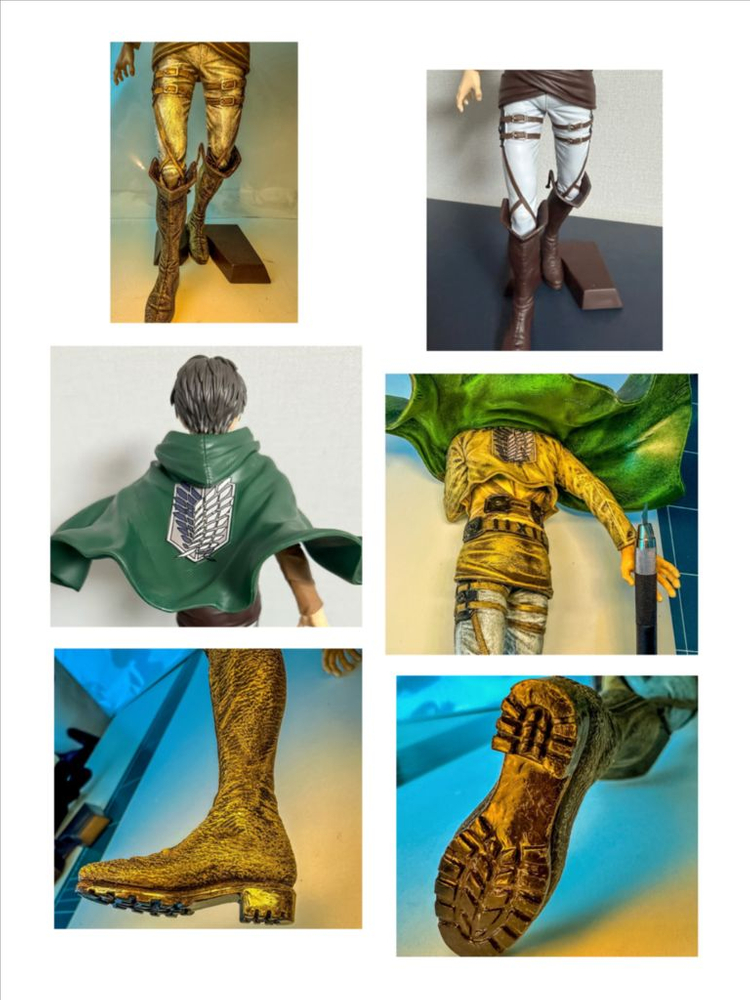 심장을 바쳐라! 진격의거인 리페인트 엘렌예거 룩업 리페인팅 도색작 레진 진격거 애니도색 예거 피규어 이미지