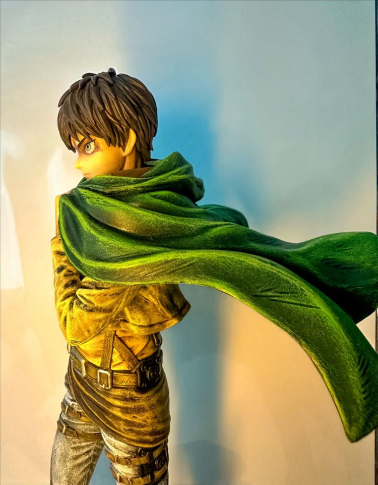 심장을 바쳐라! 진격의거인 리페인트 엘렌예거 룩업 리페인팅 도색작 레진 진격거 애니도색 예거 피규어 이미지