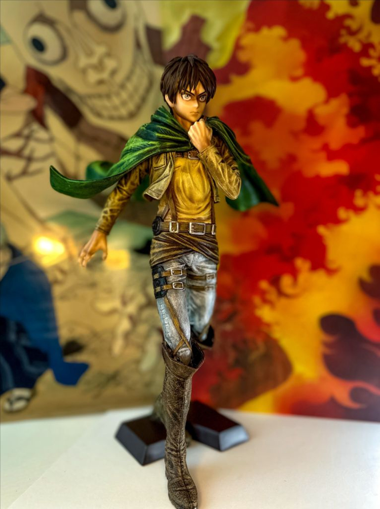 심장을 바쳐라! 진격의거인 리페인트 엘렌예거 룩업 리페인팅 도색작 레진 진격거 애니도색 예거 피규어 이미지