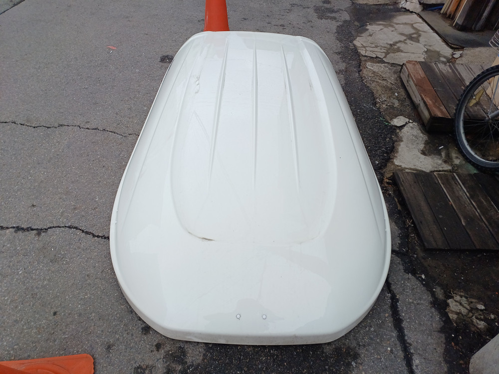 올뉴카니발 코토 일체형루프박스 화이트 중고 3대분 이미지