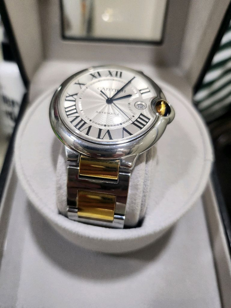 까르띠에 발롱블루 콤비 42 이미지