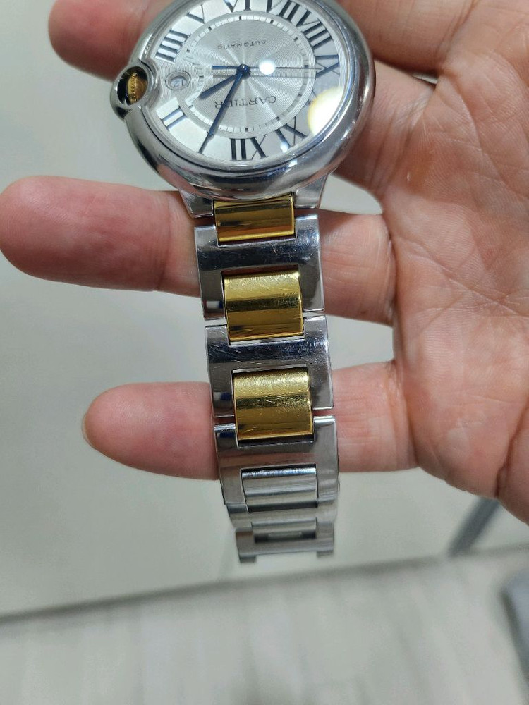 까르띠에 발롱블루 콤비 42 이미지