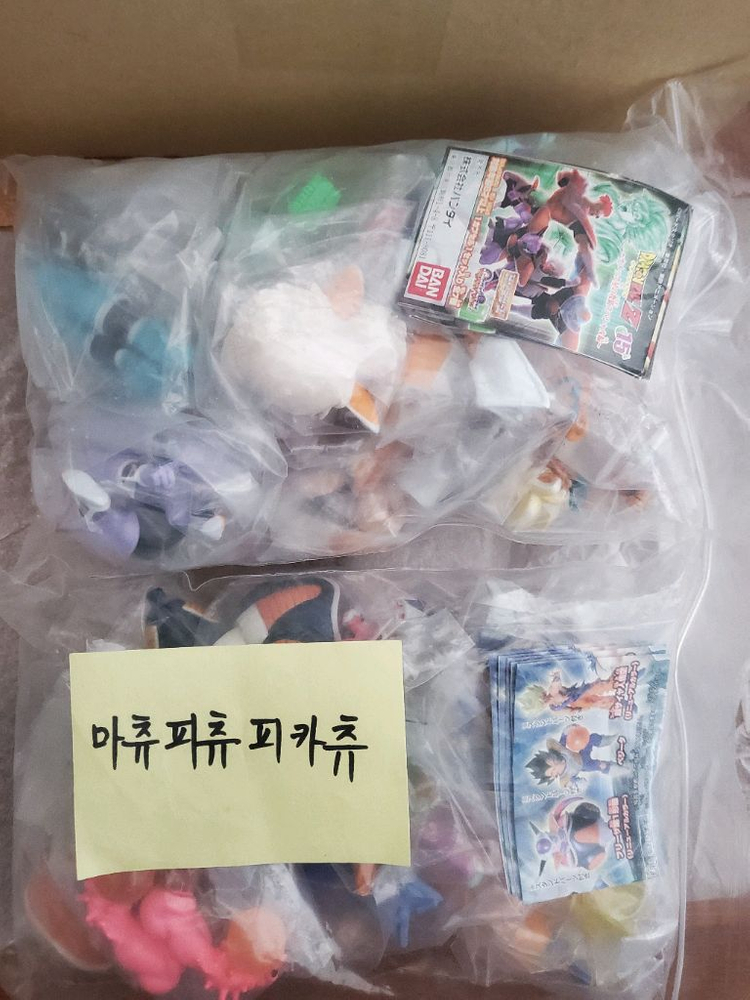 1. 드래곤볼HG 15탄 가챠 가샤폰 나메크성전투 기뉴특전대 2. 드래곤볼 침략의 프리더 세트 이미지