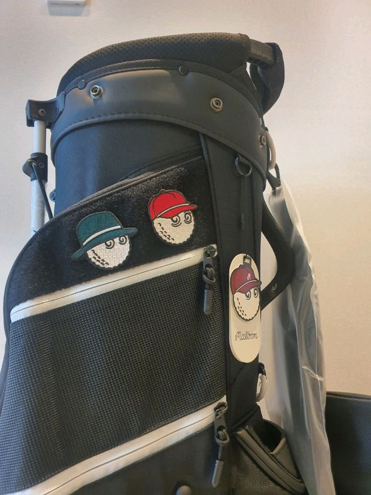 국내당일발송 말본골프백 캐디백 경량 블랙 이미지