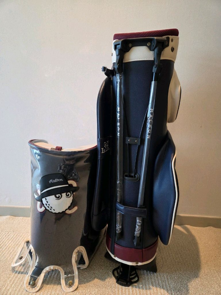 국내당일발송 말본골프백 캐디백 클럽하우스 네이비 이미지