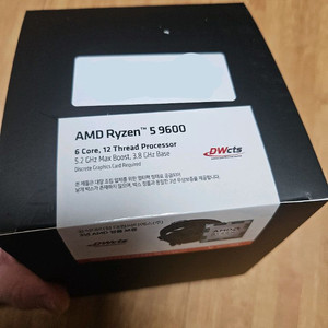 AMD 9600 CPU, 기가바이트 B850M 화이트 WIFI 메인보드 이미지