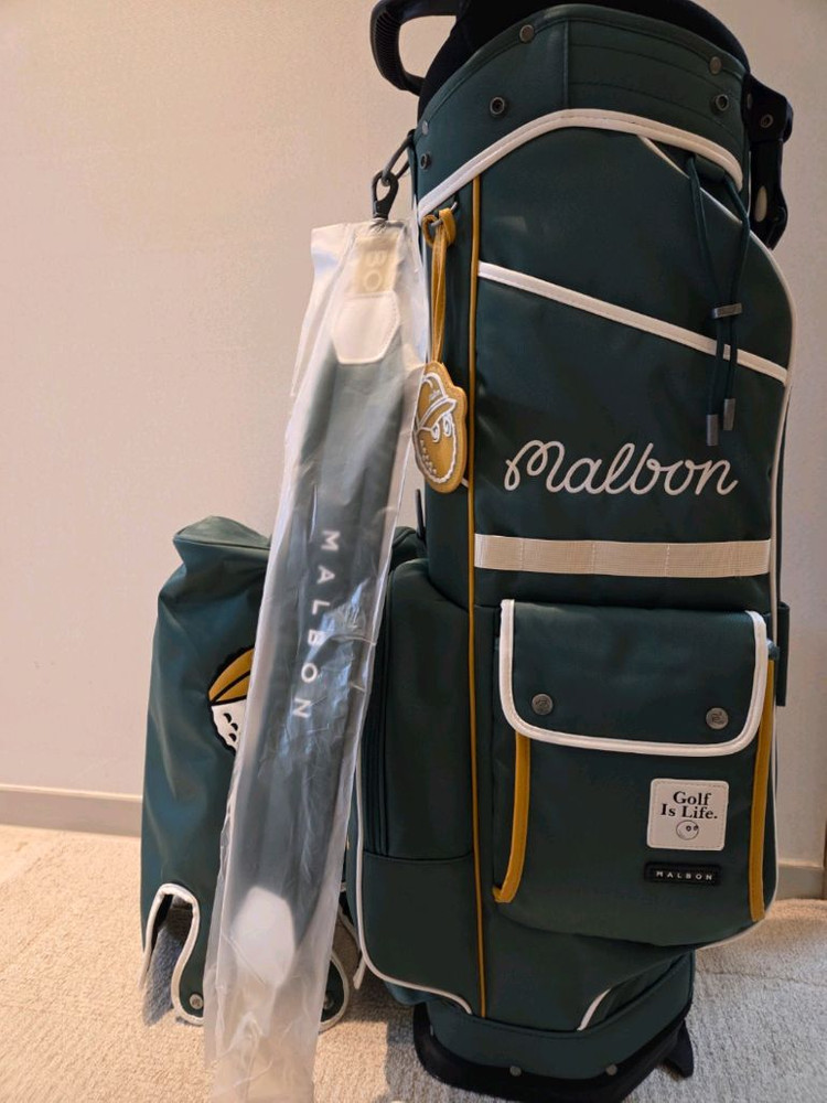 국내당일발송 말본골프백 캐디백 포켓 그린 이미지
