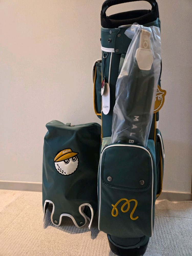 국내당일발송 말본골프백 캐디백 포켓 그린 이미지