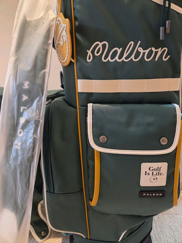 국내당일발송 말본골프백 캐디백 포켓 그린 이미지