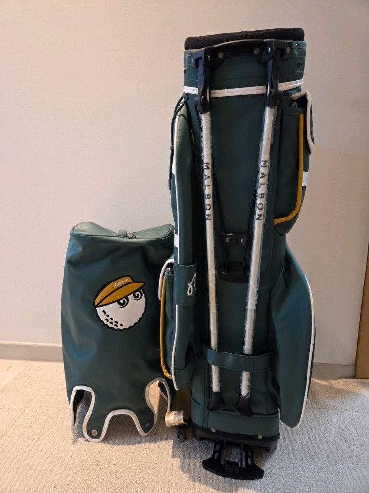 국내당일발송 말본골프백 캐디백 포켓 그린 이미지