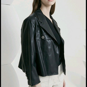 타임 레더 가죽 자켓