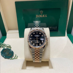 로렉스 126231 데이저스트 36mm 검판 텐포다이아 로골콤비 판매