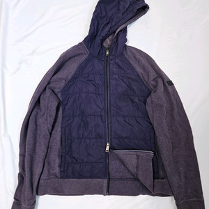 아르마니 익스체인지 AX 패딩니트 후드집업 자켓 퀄팅 코튼 L 이미지