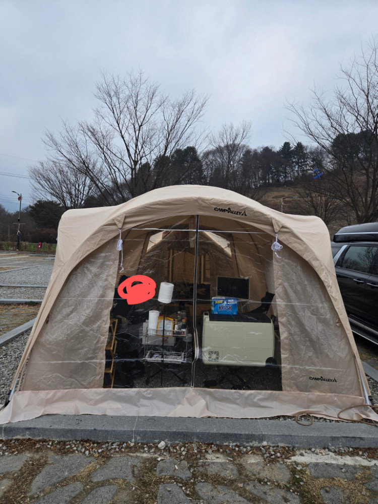 네이처하이크 에어텐트12+캠프밸리 전용도킹전실텐트--1