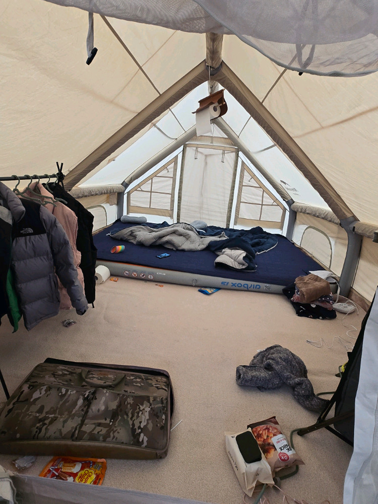 네이처하이크 에어텐트12+캠프밸리 전용도킹전실텐트--2