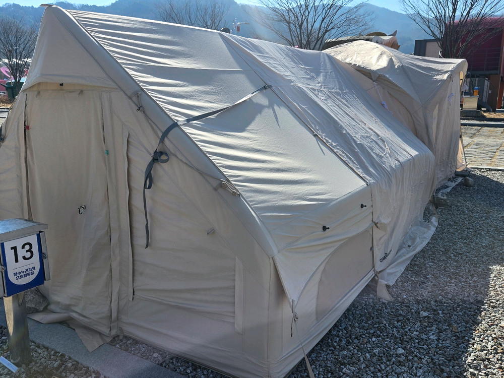 네이처하이크 에어텐트12+캠프밸리 전용도킹전실텐트--3