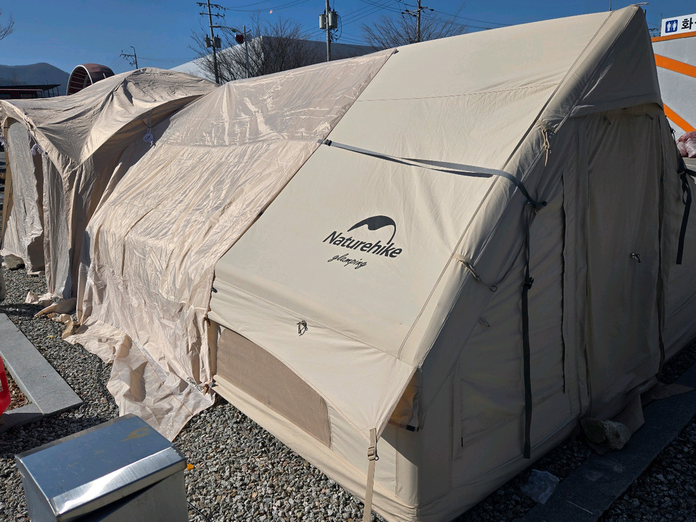 네이처하이크 에어텐트12+캠프밸리 전용도킹전실텐트--7