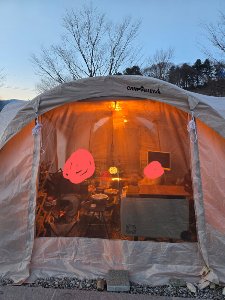 네이처하이크 에어텐트12+캠프밸리 전용도킹전실텐트--8