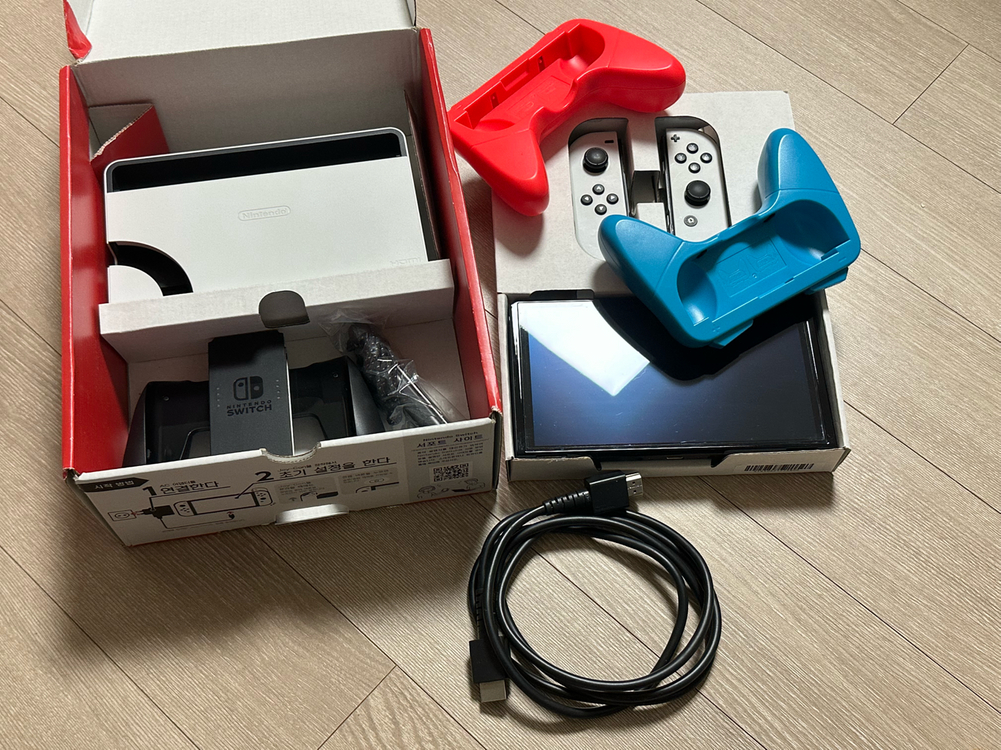 [택포/충전기 제외 풀구성] 닌텐도 스위치OLED--4