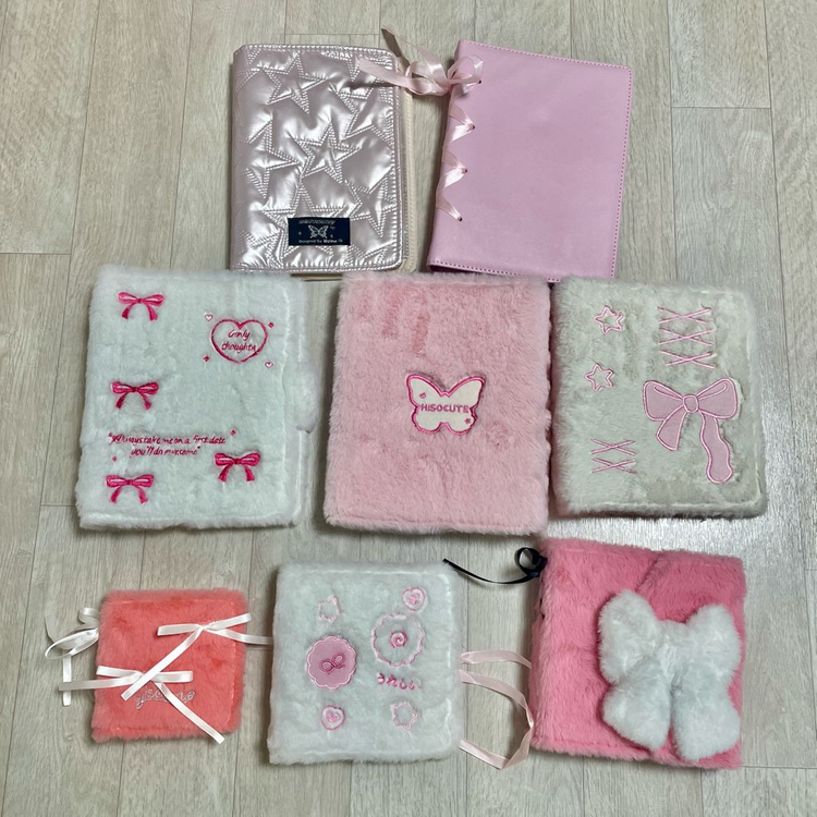 포카앨범 핑크 포카바인더 8개 일괄 이미지